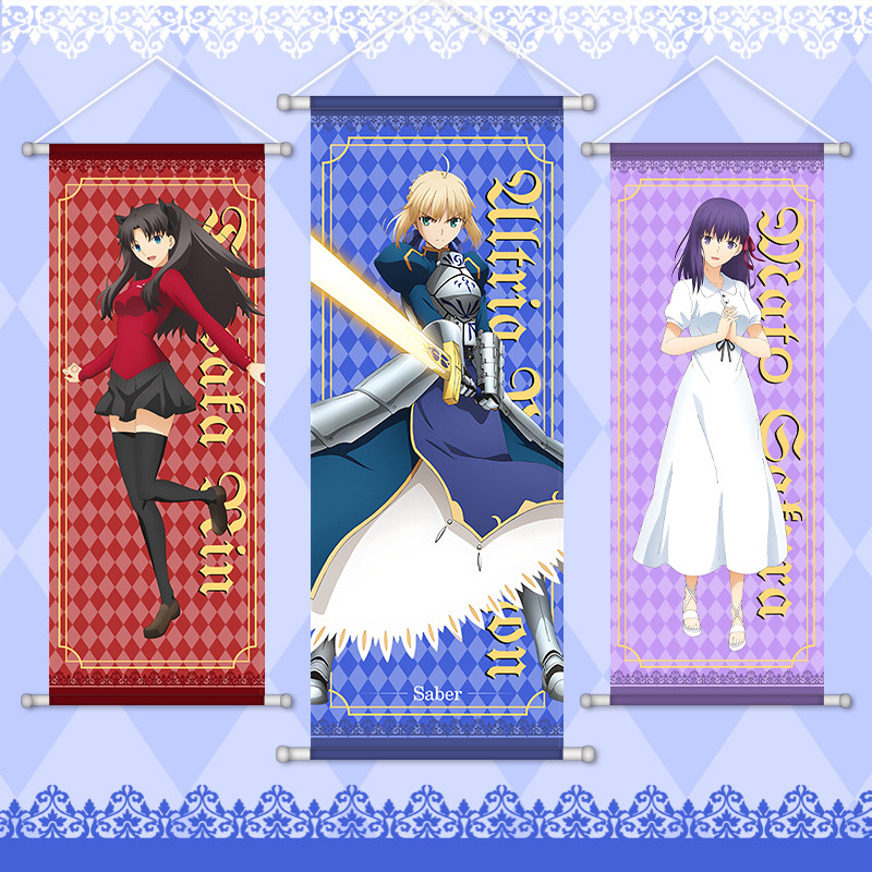 Anime Poster Print - โปสเตอร์แขวนผนังลายการ์ตูนอนิเมะ Fate Game ภาพวาด Altria Rin