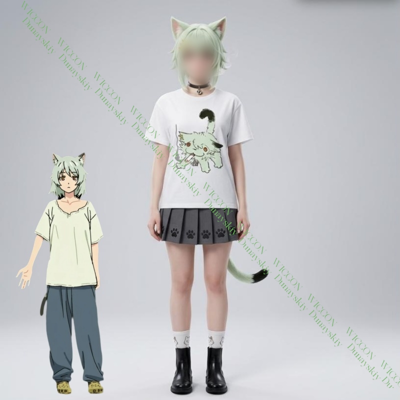 เสื้อยืดแขนสั้นลายพิมพ์น่ารัก  - Anime Merchandise T-Shirts บทวิจารณ์และราคา