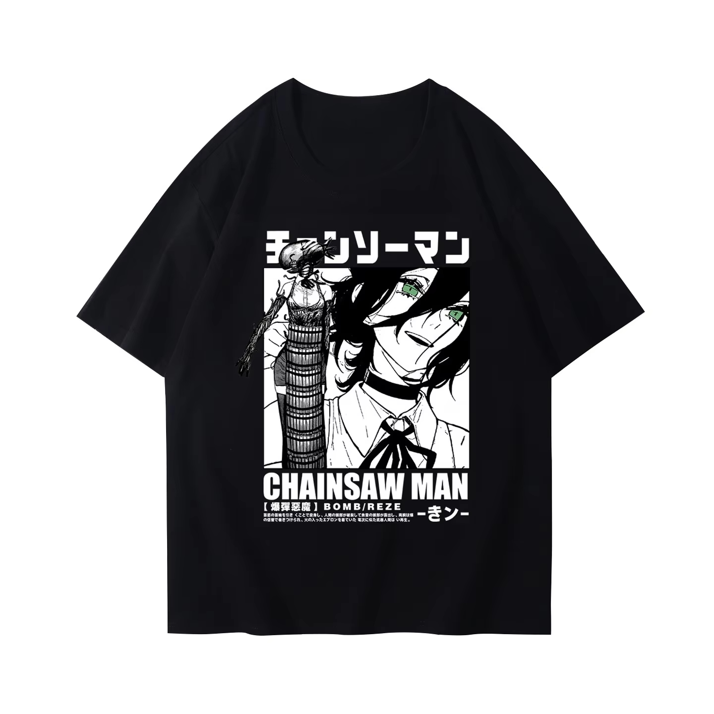 เสื้อยืดแฟชั่นลาย Chainsaw Man - Anime Merchandise T-Shirts บทวิจารณ์และราคา