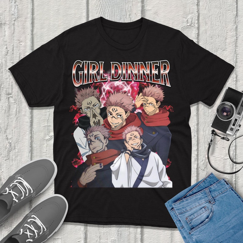 Sukuna Jujutsu-Kaisen เสื้อยืด - Anime Merchandise T-Shirts บทวิจารณ์และราคา